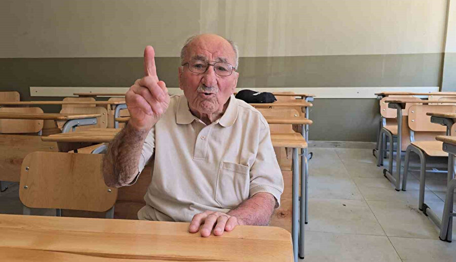 93 yaşındaki Mehmet Amca