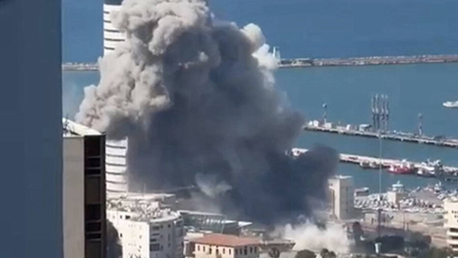 İran Hayfa limanını vurdu.