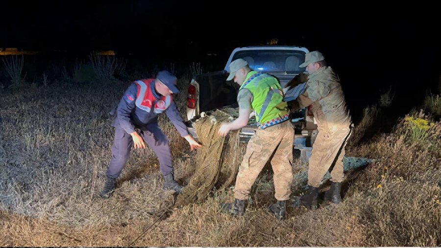 Van'da kaçak inci kefali avıoperasyonu