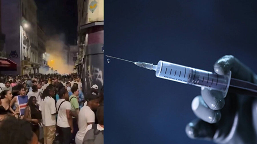 Fransa'da şırıngalı saldırı