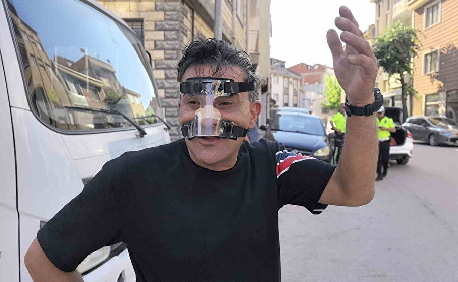 10 kez kask cezası yiyen vatandaş.