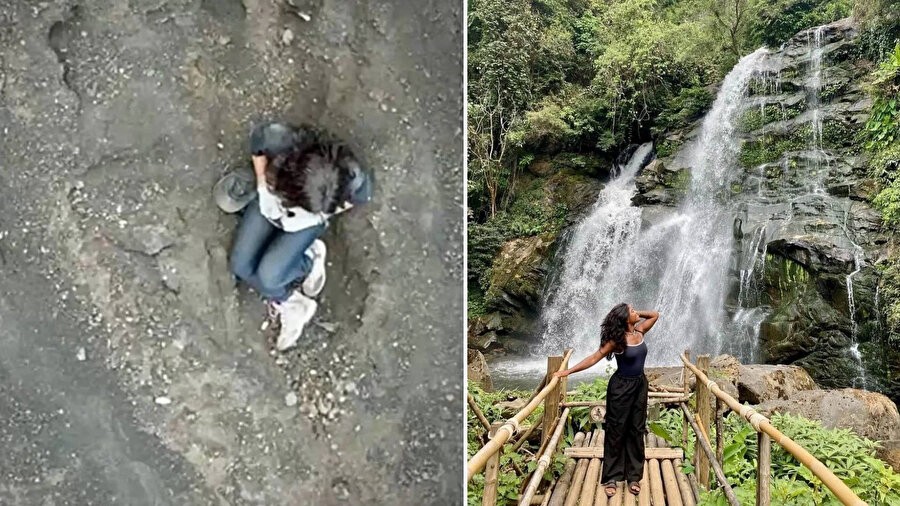 ​Endonezya'da bir turist aktif yanardağın içine düşmüştü: 4 gündür kurtarılmayı bekliyor