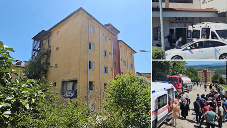 Zonguldak'ta 5 katlı binada patlama