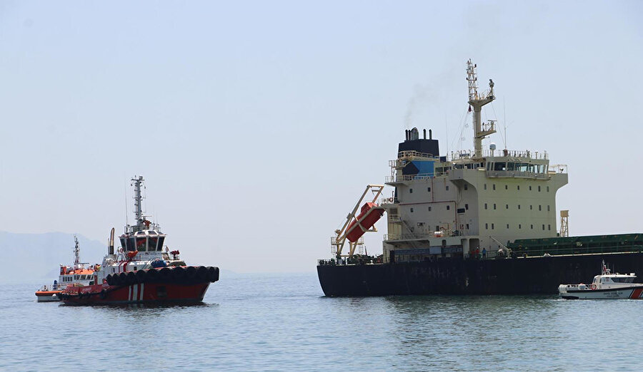 Gemiyi kurtarma çalışmaları