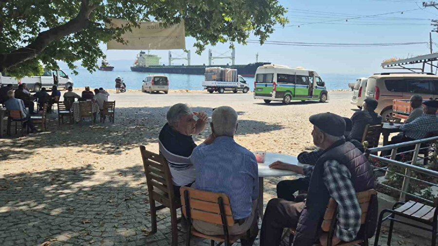 Tekirdağ Şarköy'de kuru yük gemisi karaya oturdu