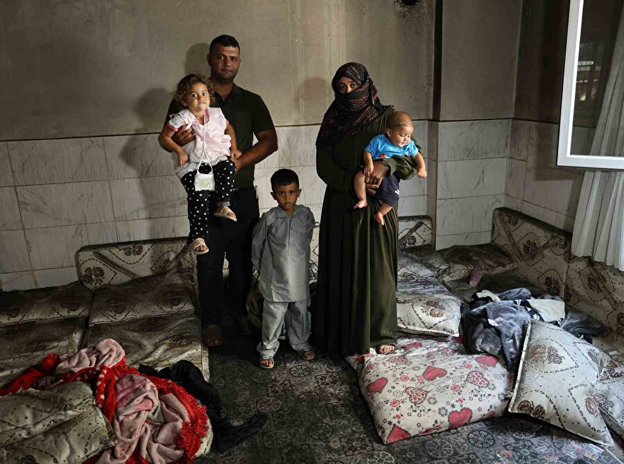 Evi kundaklanan aile