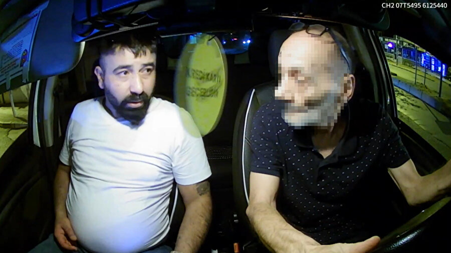 Taksi içinde arbede