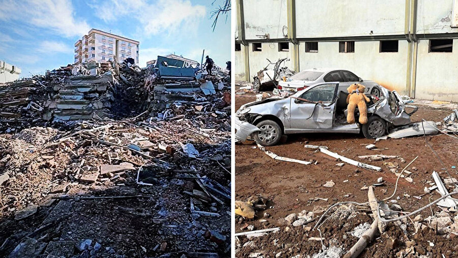 Kahramanmaraş Hamidiye Apartmanı 6 Şubat 2023'te depremde yıkıldı