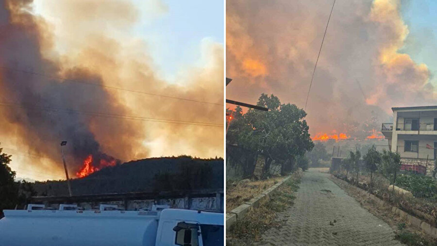 İzmir Aliağa'da alevler kontrol altında