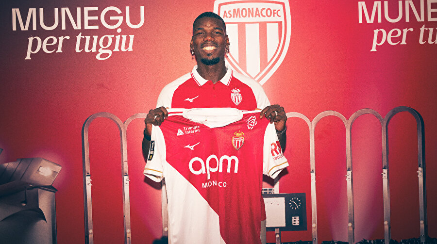 Paul Pogba, sahalara Monaco formasıyla dönüyor