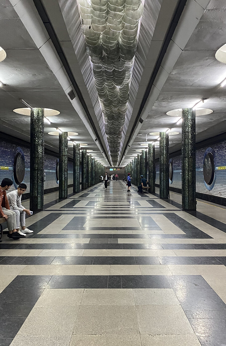 Taşkent metrosu.