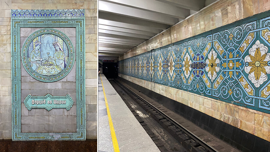 Taşkent metrosu.