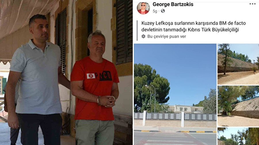 KKTC’de askeri tesisleri görüntüleyen Yunan vatandaşı gözaltında