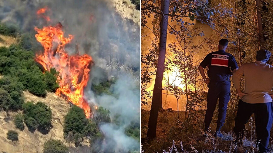 Orman yangınları son dakika