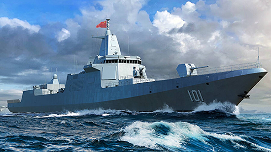 Type 055 destroyeri / Çin medyası