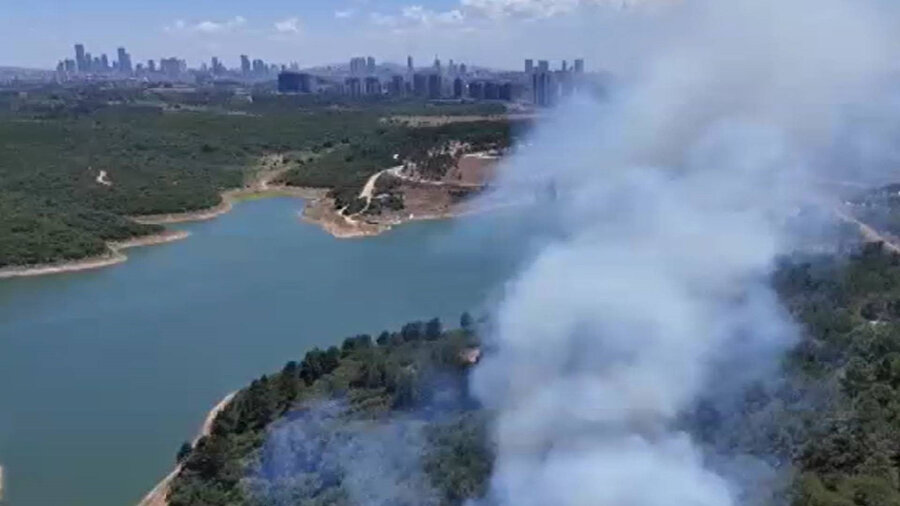 İstanbul Kent Ormanı yangın