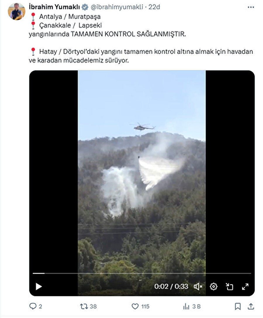 Bakanın açıklaması