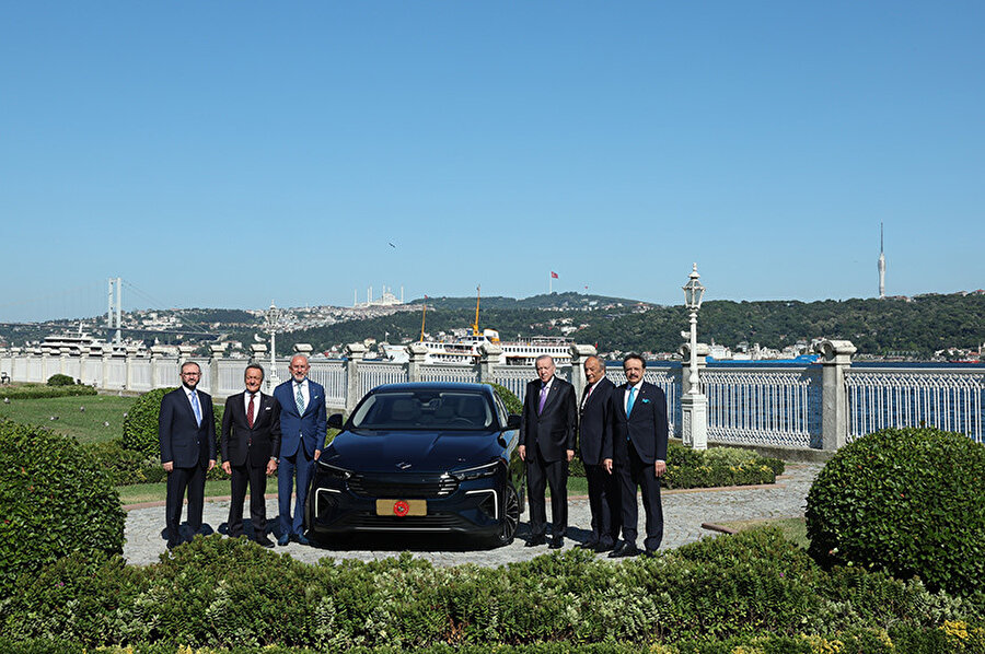 Cumhurbaşkanı Erdoğan hatıra fotoğrafı