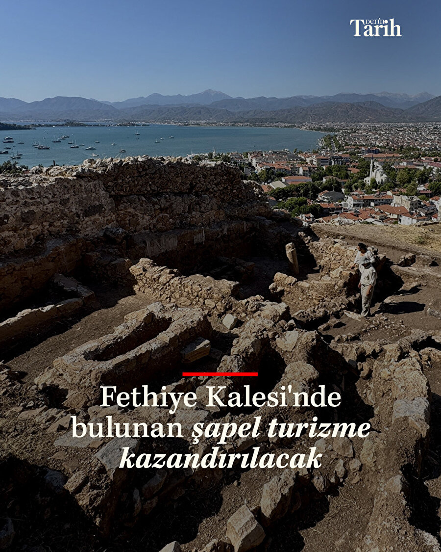 Fethiye Kalesi'nde bulunan şapel ayağa kaldırılacak