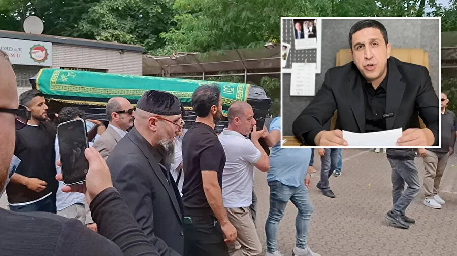 Firari eski savcı Zekeriya Öz, Muhammed Yakut'un cenazesinde ortaya çıktı.