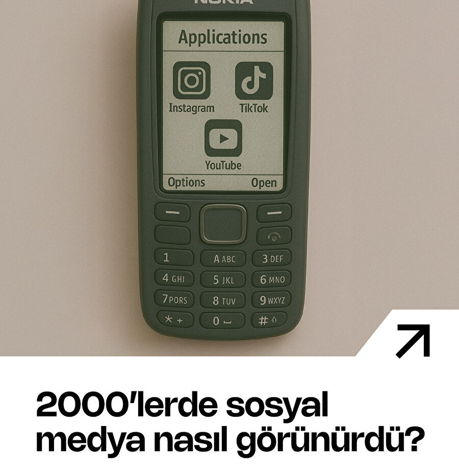 Sosyal medya uygulamaları eski telefonlarımızda nasıl görünürdü?