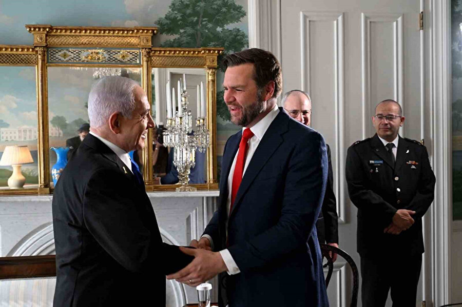 Netanyahu, ABD Başkan Yardımcısı Vance ile bir araya geldi