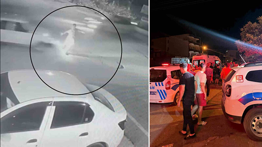 ​Çarpan otomobil adamı metrelerce sürükledi: O anlar güvenlik kamerasında