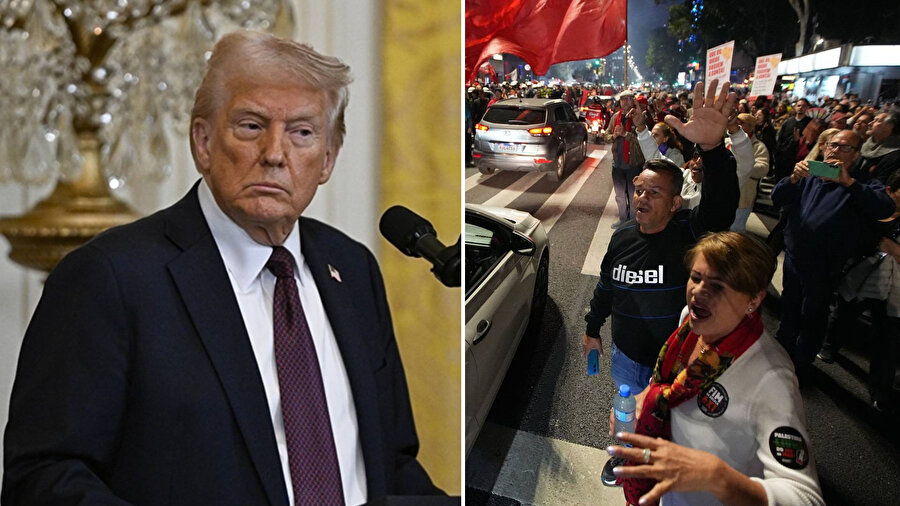 ABD Başkanı Donald Trump, Brezilya'ya yüzde 50 vergi getirdi.