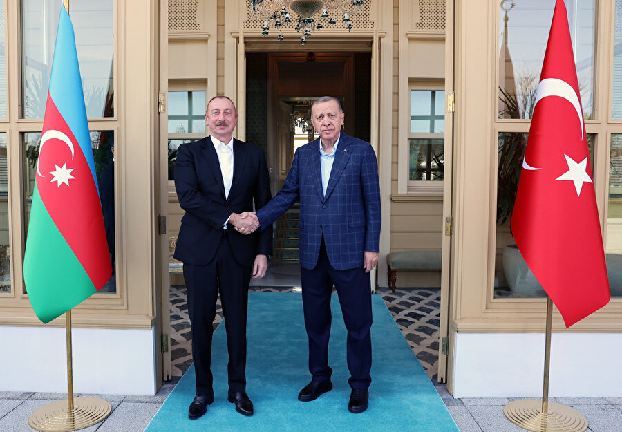 İlham Aliyev ve Cumhurbaşkanı Recep Tayyip Erdoğan