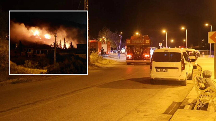 Evlilik teklifinde atılan havai fişekler ağaçlık alanda yangına sebep oldu.