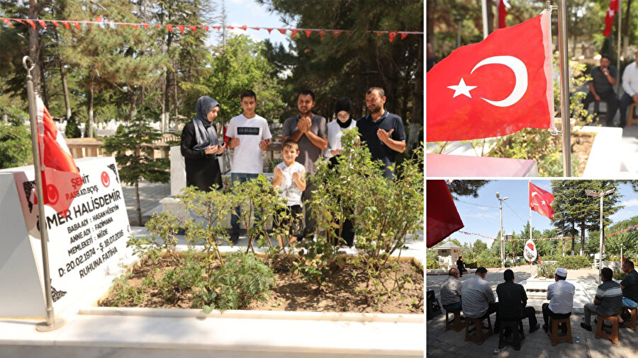 Şehit Ömer Halisdemir'in kabrine ziyaretçi akını