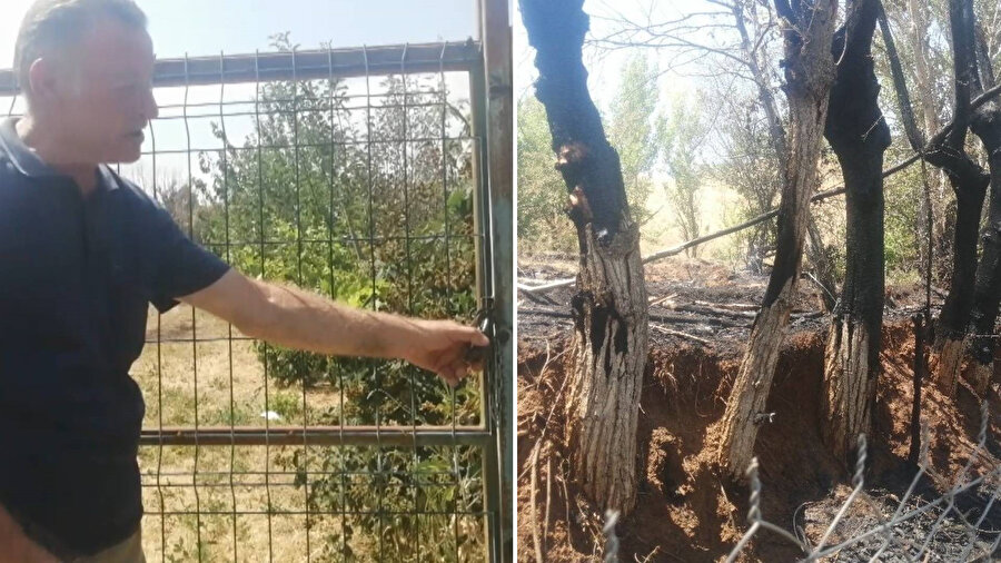 ​Bir kıvılcımla yangını başlattı: Alevlerin büyüdüğünü görünce kaçtı