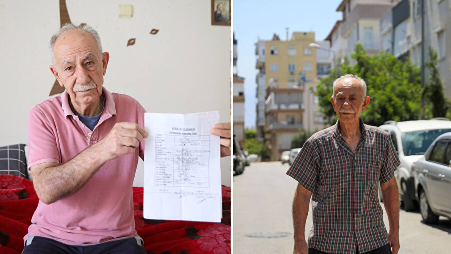 Evden tahliye edilen dede ile 2 torunu, bütçelerine uygun konut arıyor.