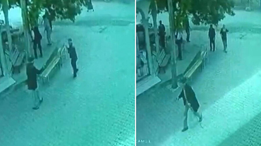 Köylülere kabusu yaşattı: Bir elinde baston diğer elinde silah...