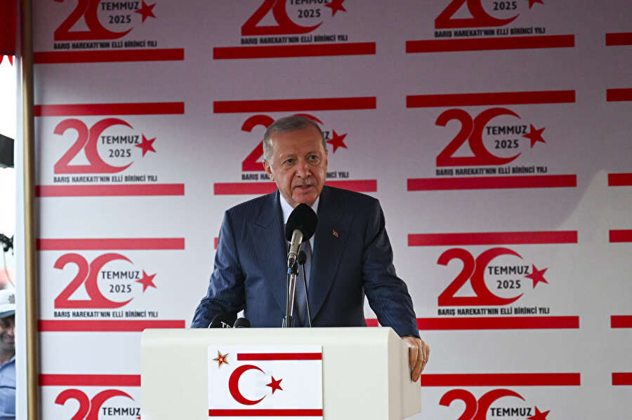 Cumhurbaşkanı Erdoğan'dan KKTC çağrısı: İki devletli çözümü destekliyoruz