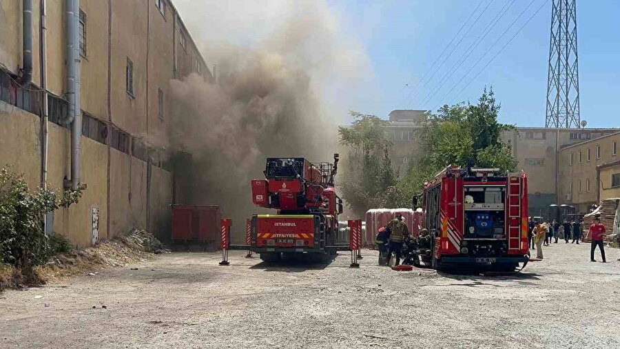 Kazan imalathanesi yandı: Bir kişi hastaneye kaldırıldı