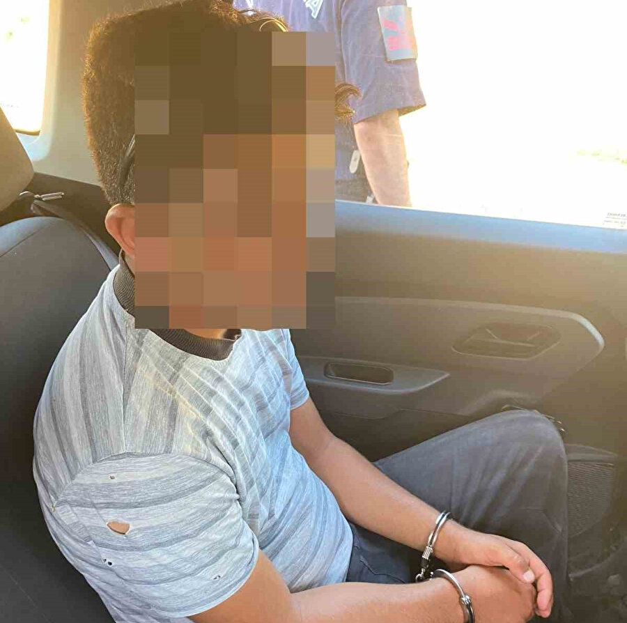 Yangın çıkardığından şüphelenen zanlı