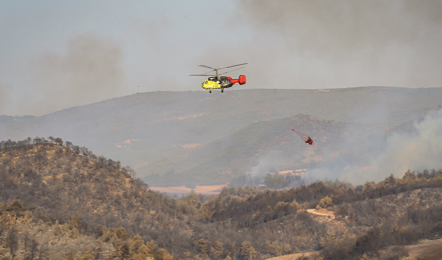 Bilecik'in Gölpazarı ve Bolu'nun Mudurnu ilçelerindeki yangınlar kontrol altına alındı