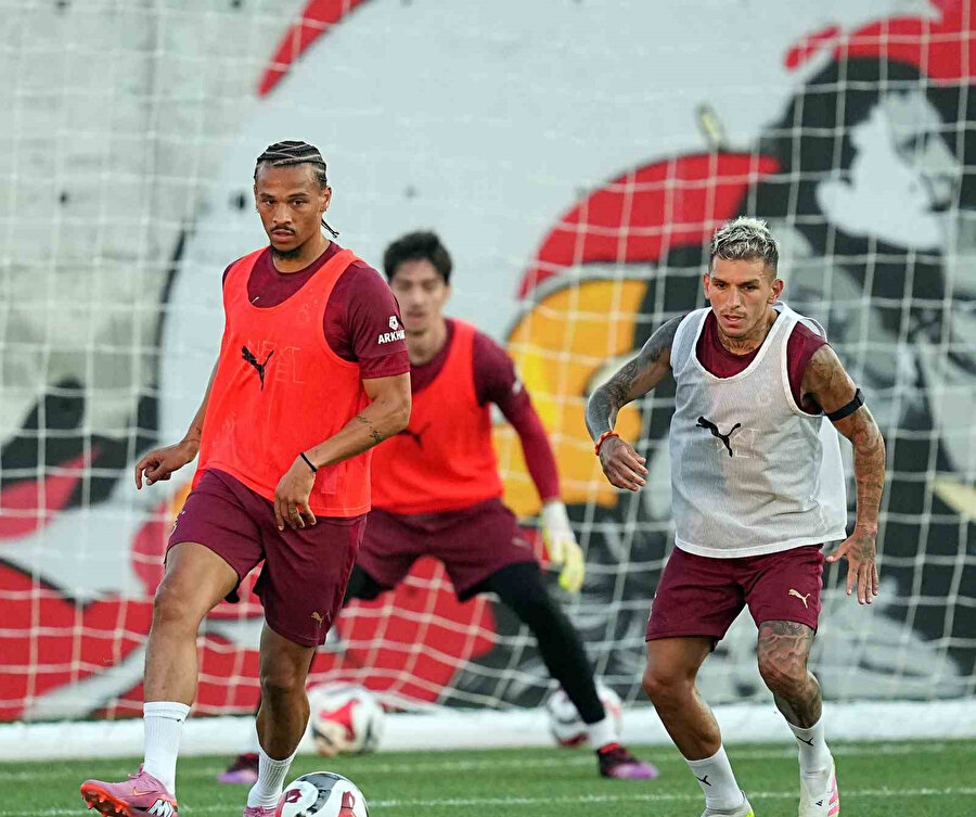 Leroy Sane, Galatasaray ile ilk antrenmanına çıktı