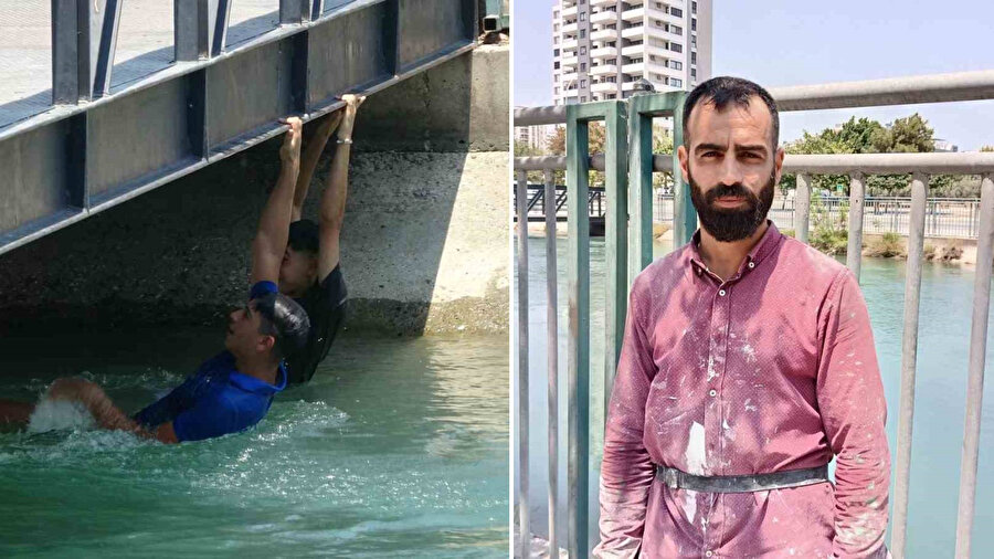 Boğulmak üzere olan çocuğu inşaat işçisi kurtardı