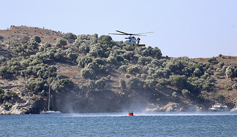 Yangın söndürme çalışmaları