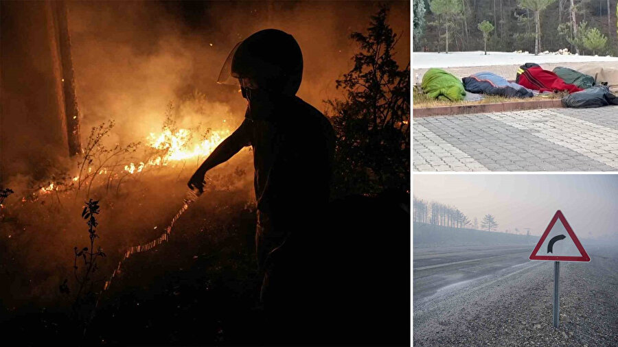 Orman yangınlarıyla mücadele sürüyor
