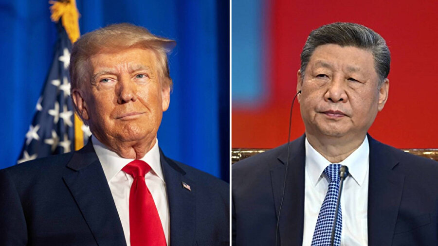​ABD Başkanı Donald Trump ve Çin Devlet Başkanı Şi Cinping