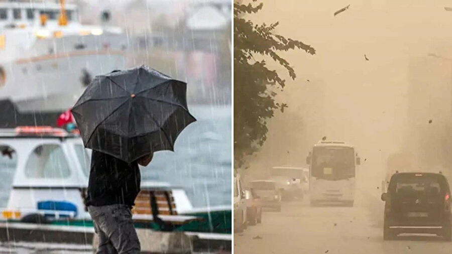 ​Sıcak hava dalgası yerini yağışlara bırakıyor: Meteoroloji'den sel ve toz taşınımı uyarısı