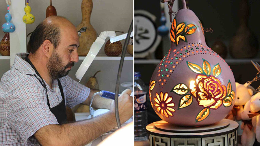 Hobi olarak başlamıştı: Yumurtanın kabuğuyla yaptığı sanatı işe dönüştü