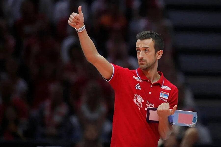 A Milli Kadın Voleybol Takımı başantrenörü Daniele Santarelli.
