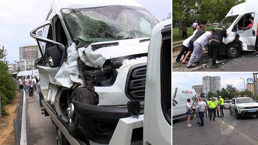İstanbul'da yağmur sonrası zincirleme trafik kazası meydana geldi