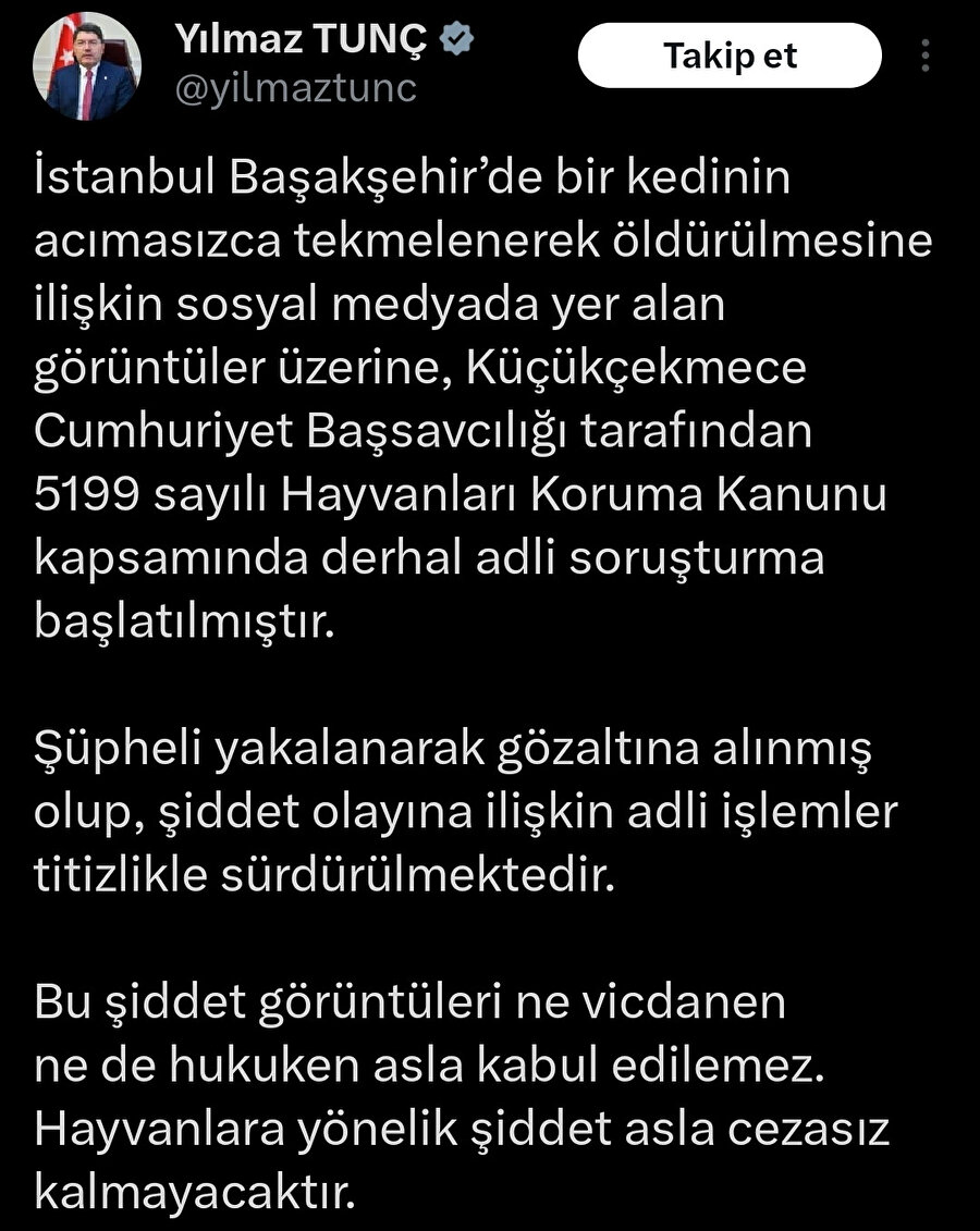 Bakanın açıklaması