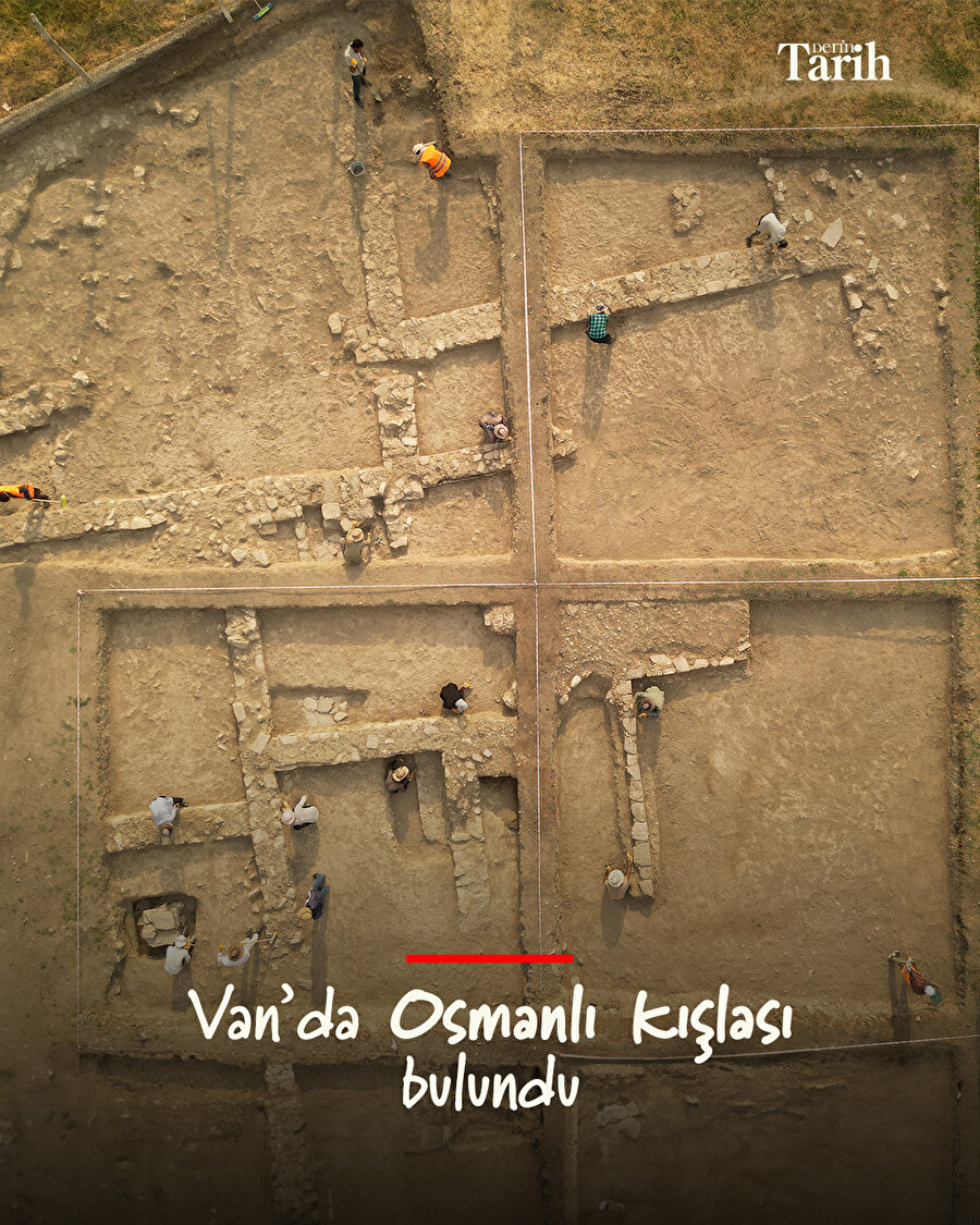 Van'daki kazılarda Osmanlı kışlası ortaya çıktı