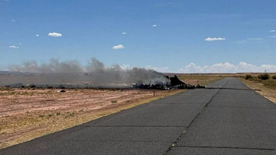 ABD'de hasta nakil uçağı düştü.